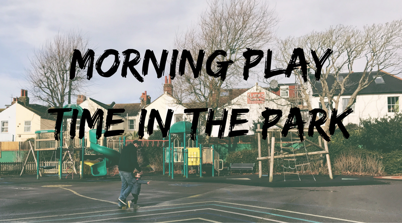 Morning play time in the park