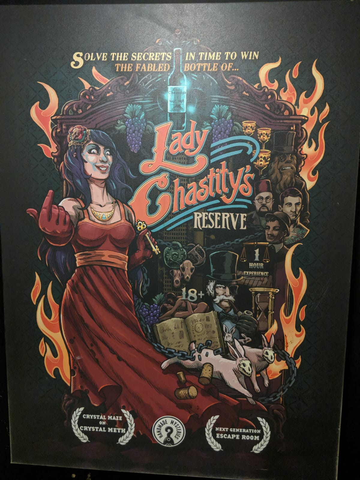 escape room poster worlds end pub brighton